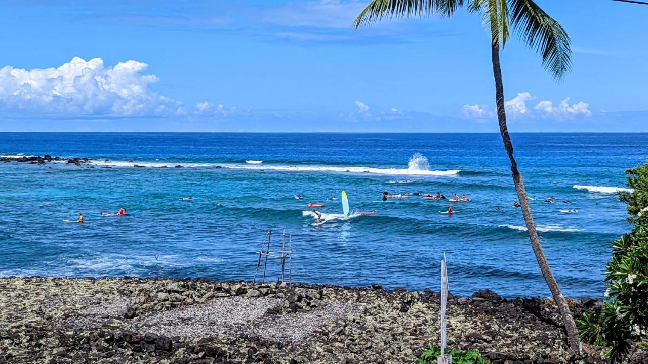 Appartement Seaspray Oceanview à Kailua-Kona Extérieur photo