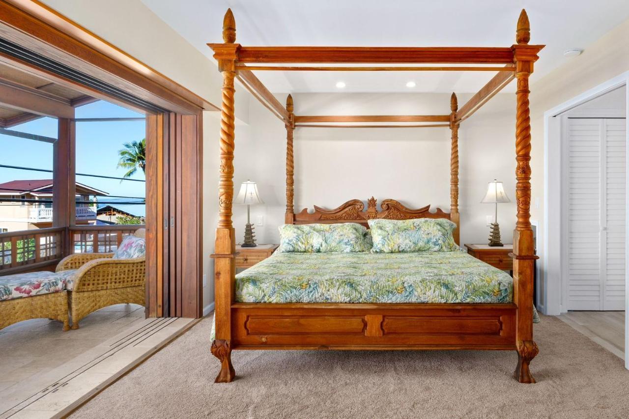 Appartement Seaspray Oceanview à Kailua-Kona Extérieur photo