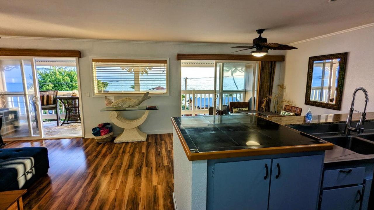 Appartement Seaspray Oceanview à Kailua-Kona Extérieur photo