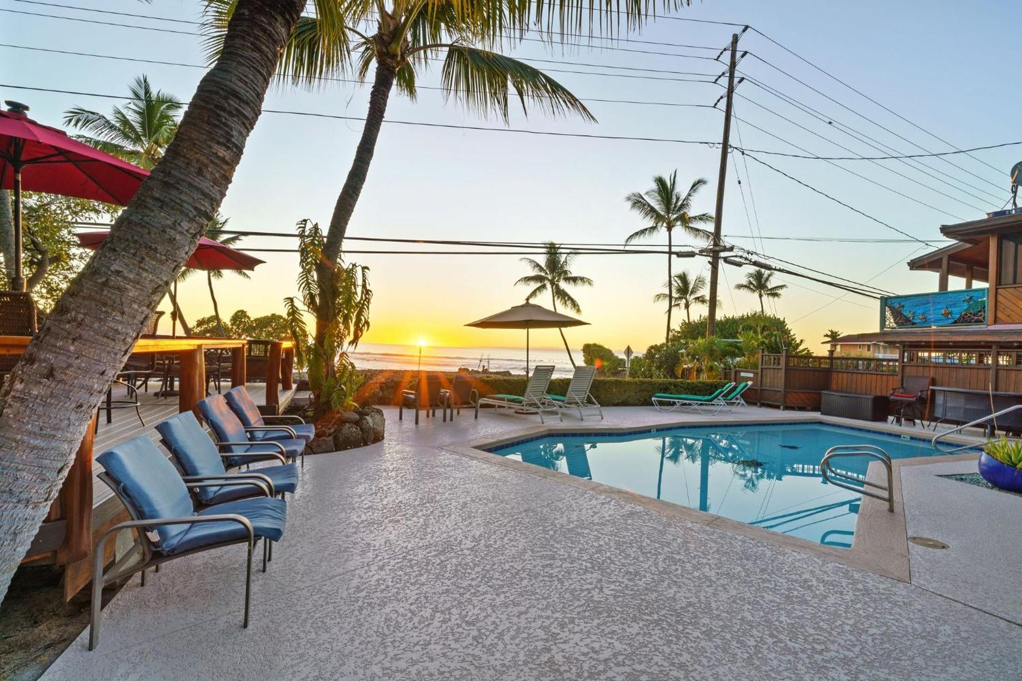 Appartement Seaspray Oceanview à Kailua-Kona Extérieur photo