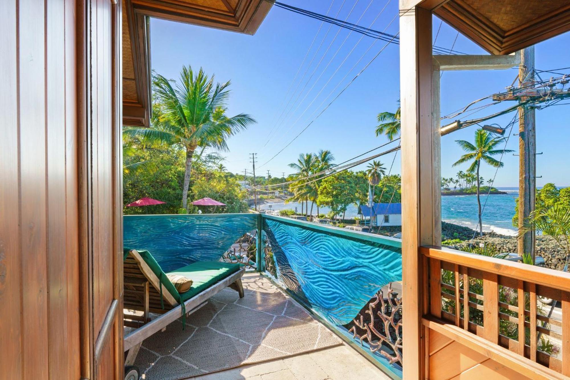 Appartement Seaspray Oceanview à Kailua-Kona Extérieur photo