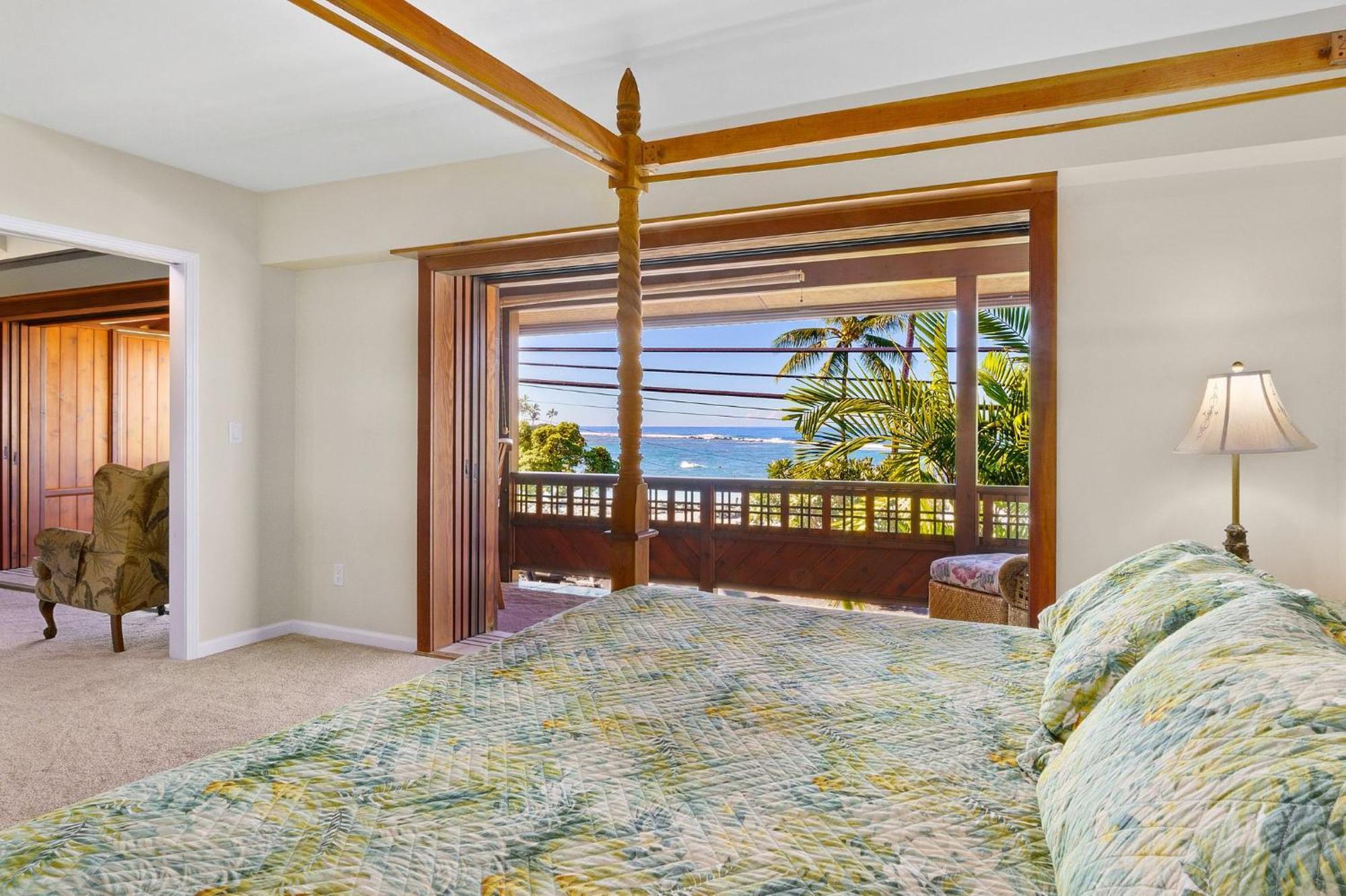 Appartement Seaspray Oceanview à Kailua-Kona Extérieur photo