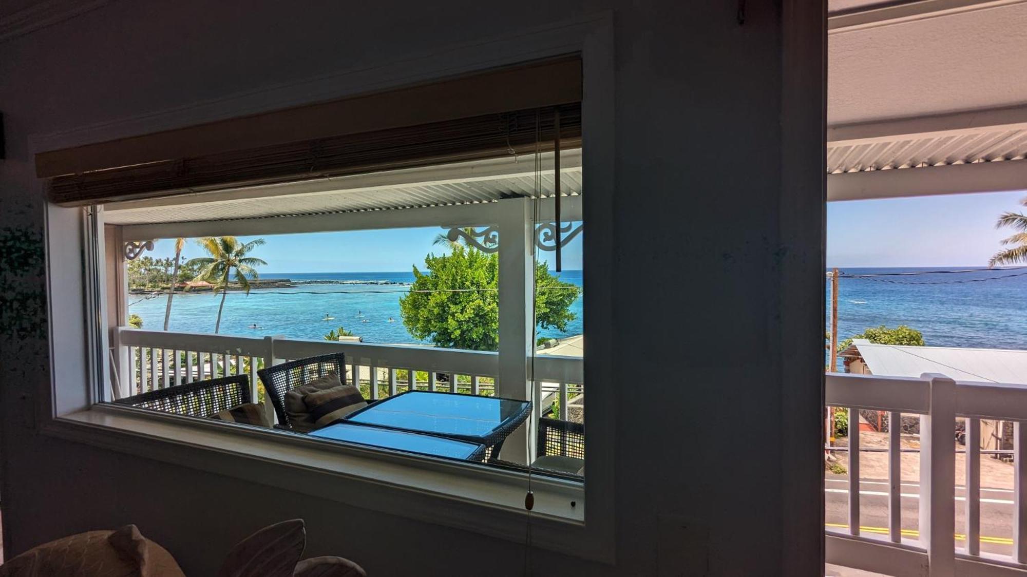 Appartement Seaspray Oceanview à Kailua-Kona Extérieur photo